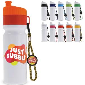 Bidon met rand en koord 750 ml