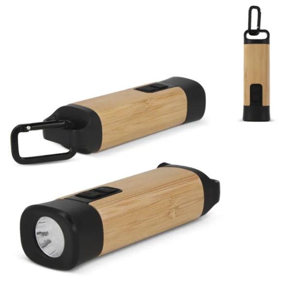 Oplaadbare R-ABS & Bamboe zaklamp