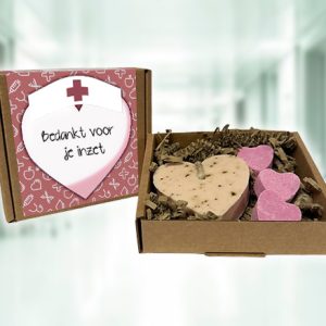 Brievenbus cadeau met zeep