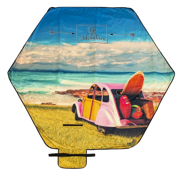 Bedrukt Picknick The Mat met foto Promz Badstofonline