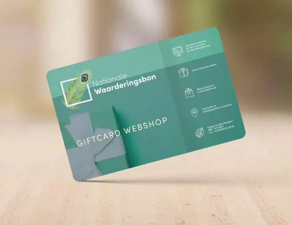 Nationale giftcard - webshop More Than Gifts