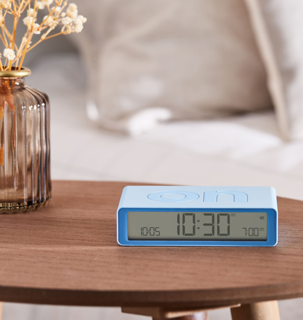 Lexon Flip Classic Oplaadbare LCD-wekker