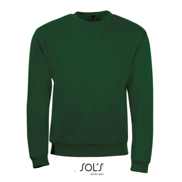 SPIDER HEREN SWEATER MET RONDE HALS polykatoen met set-in lange mouwen, 260 g/m²