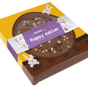 Chocolade Paasei door brievenbus