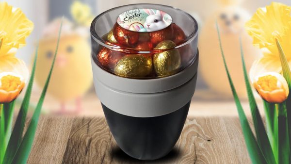 Paascadeau Food Flask met paaseitjes