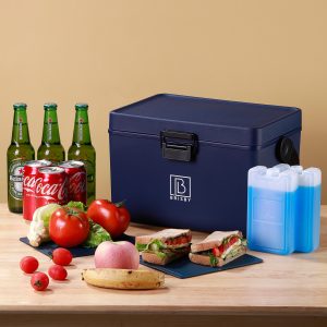 Brisby 12L koelbox frigobox met schouderband en bieropener, perfect als relatiegeschenk