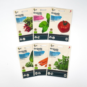 Zadenpakket kruiden en moestuin-  biologisch
