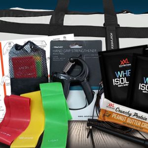 Fitnesspakket met sportieve tas
