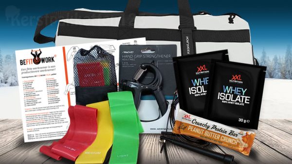 Fitnesspakket met sportieve tas