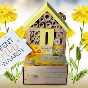 Zorg Insectenhotel met zaaibakje
