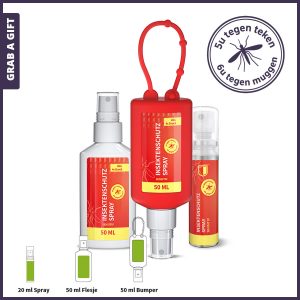 Anti-insectenspray bedrukken met logo en reclame
