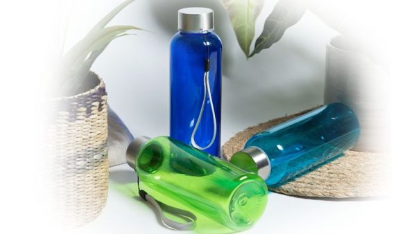 Duurzame RPET waterfles diverse kleuren