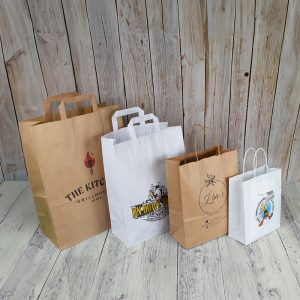 Papieren draagtassen