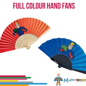 Full colour bedrukte waaiers