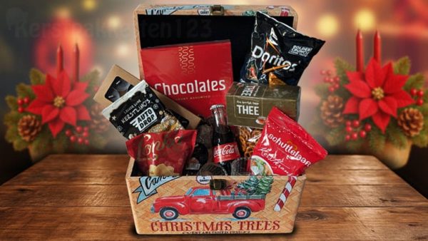 HAPPZ heerlijk houten kerstkistje