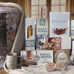 Kerstpakket Scandinavische opbergpoef