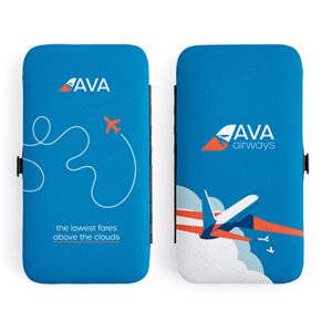 Manicureset met logo, all over bedrukt