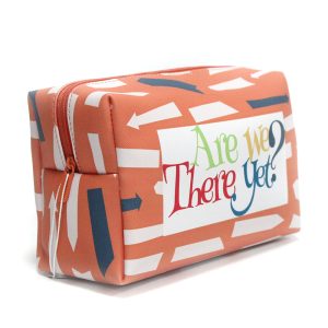 Toilettasje met logo, all over gedrukt