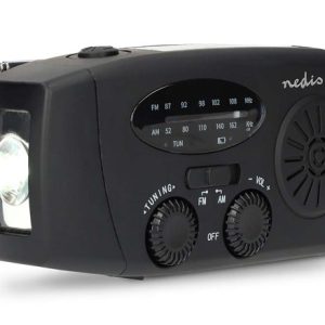 Noodradio met powerbank en zonnepaneel