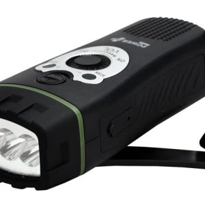 Dynamo noodradio met LED lamp en alarm