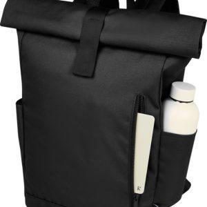 Byron 15.6" GRS RPET roll-top backpack 18L
