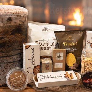 Scandinavisch opbergpoef kerstpakket