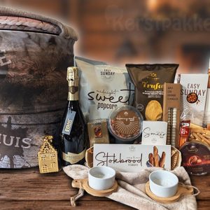 Luxe Kerstpakket met Opbergpoef